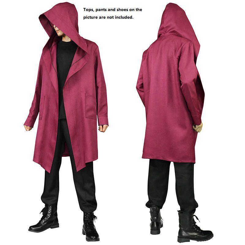Versatile Death Hooded Capes Long Sleeve Wizard Cloak For Halloween Cosplay Fun