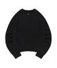 FALLETT Grunge Sheer Knit Black