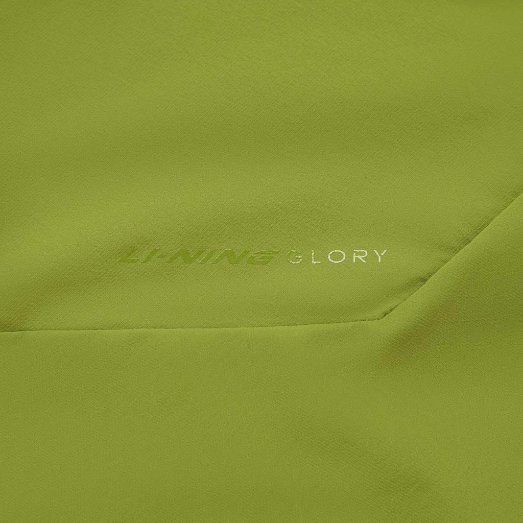 Men's Li-Ning Gold Logo | Trench Coats Men's Yellow Pine Green Hooded (Non-detachable) Moderate Straight Fit