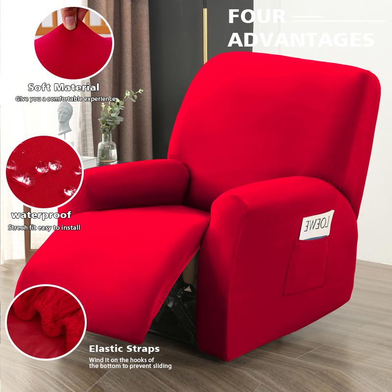 Waterproof Recliner Sofa Cover Non-slip Milk Silk Sofa Covers For Living Room Single Sofa Chair Couch Cover Armchair Covers Home