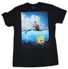Spongebob Squarepants Adult New Tshirt Bob Caught By Fisherunisex