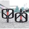 ESLNF Bearing DU Bicycle Pedal Aluminum Alloy Anti Slip MTB Road Bike Pedal Widen Pedals Profession Bike Accessories