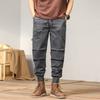 Men's Overalls Loose Elastic Trousers Casual Retro Pants Trendy Brand Men's High-end Men's Pants