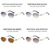 Euro Retro Oval Sunglasses With Uv400 Protection For Fashionable Sunwear And Outdoor Activities