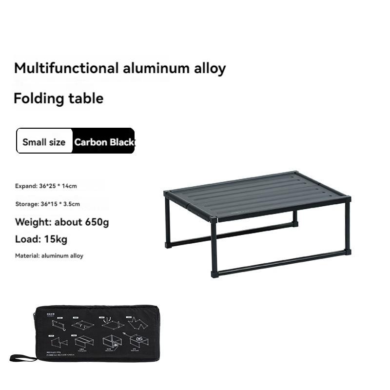 Outdoor Portable Folding Table Camping Picnic Home Multifunctional BBQ Table Windshield Picnic Equipment