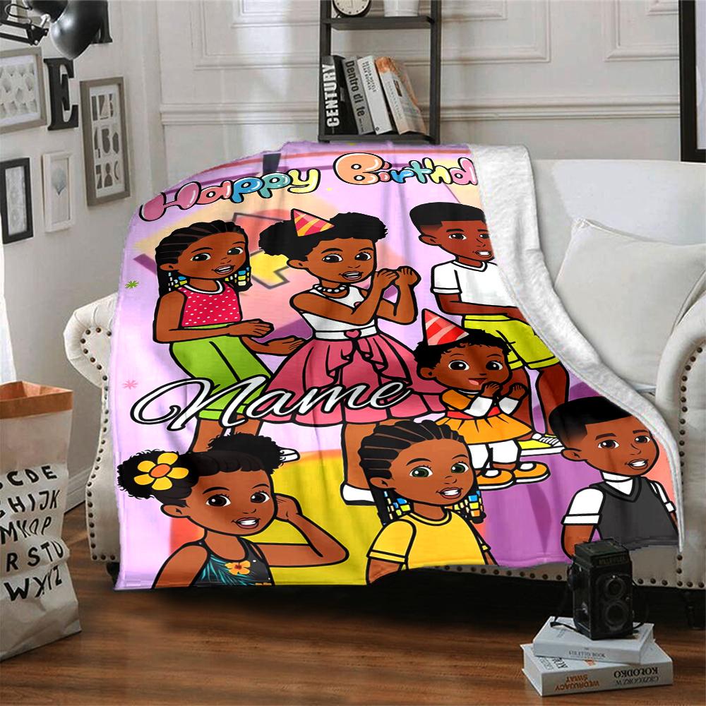 Customiz Name Personality Gracies Corner Blanket Soft &Warm Sofa Office Bed Travel Lunch Break Blanket, Gift Suitable All Seasons