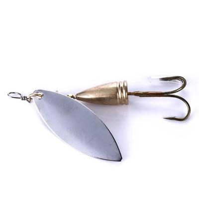 Spinner Bait Long Cast Fishing Lure, Artificial Hard Bait Copper Sinker With Hook, 7G Metal Spoon Lure Fishing Lures