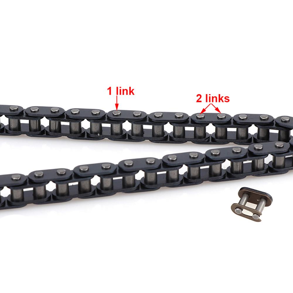 T8F Rollenkette Passend für 43cc 47cc 49cc 50cc 2-Takt Super Pocket Rocket Bike Minimoto Kinder ATV Quad 4-Rad Roller