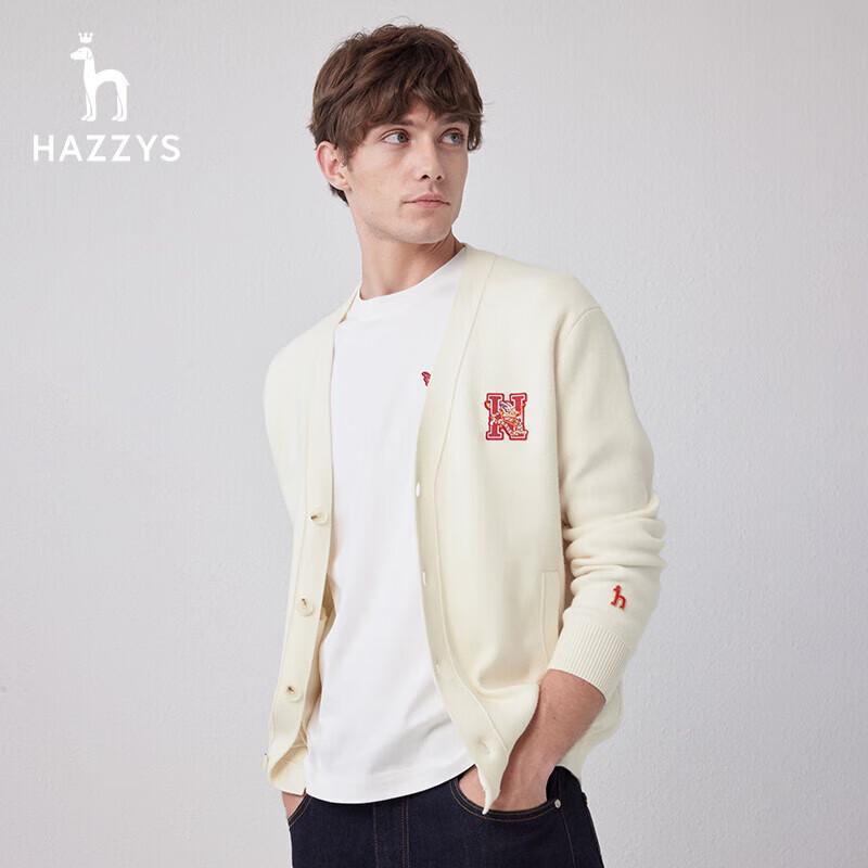 

Мужской вязаный кардиган HAZZYS Теневая игра года Дракона 48