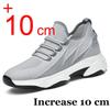 Increasing men sneakers casual heightening shoes 8cm height increase shoes for summer breathable 6cm elevator shoes