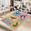 1PC animal pattern Extra Large Non Slip Floor carpet, Office, family, bedroom, Studio Large Area Rug Indoor Rugs, Vibrant Colors