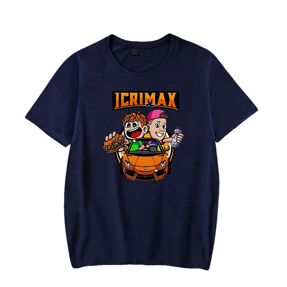 Women Men T-shirt Icrimax Print Tshirt Summer Casual Woman Man Clothing Fashion T Shirts