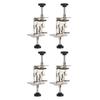 4 Pcs Cabinet Door Installation Positioner Knob Adjustment Stainless Steel Cabinet Door Mounting