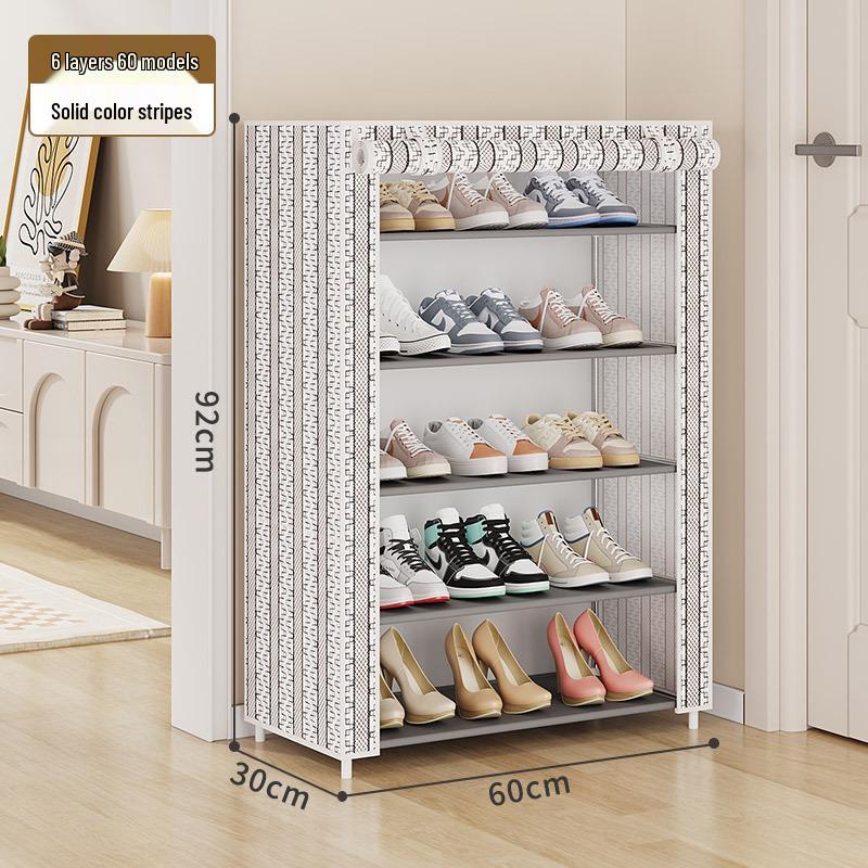 2022 Modern Fabric Shoe Rack - Dustproof, Multi-Layer Storage for Doorway & Dorms