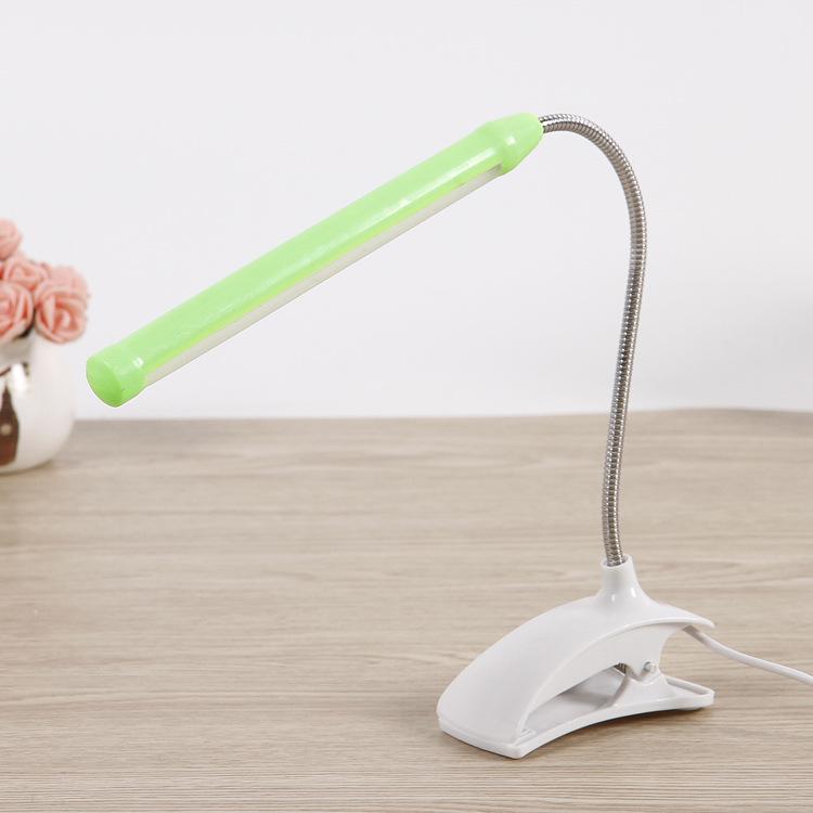 1Pc Flexible USB 13 LED Light Clip-on Clamp Bed Table Study Desk Reading Lamp