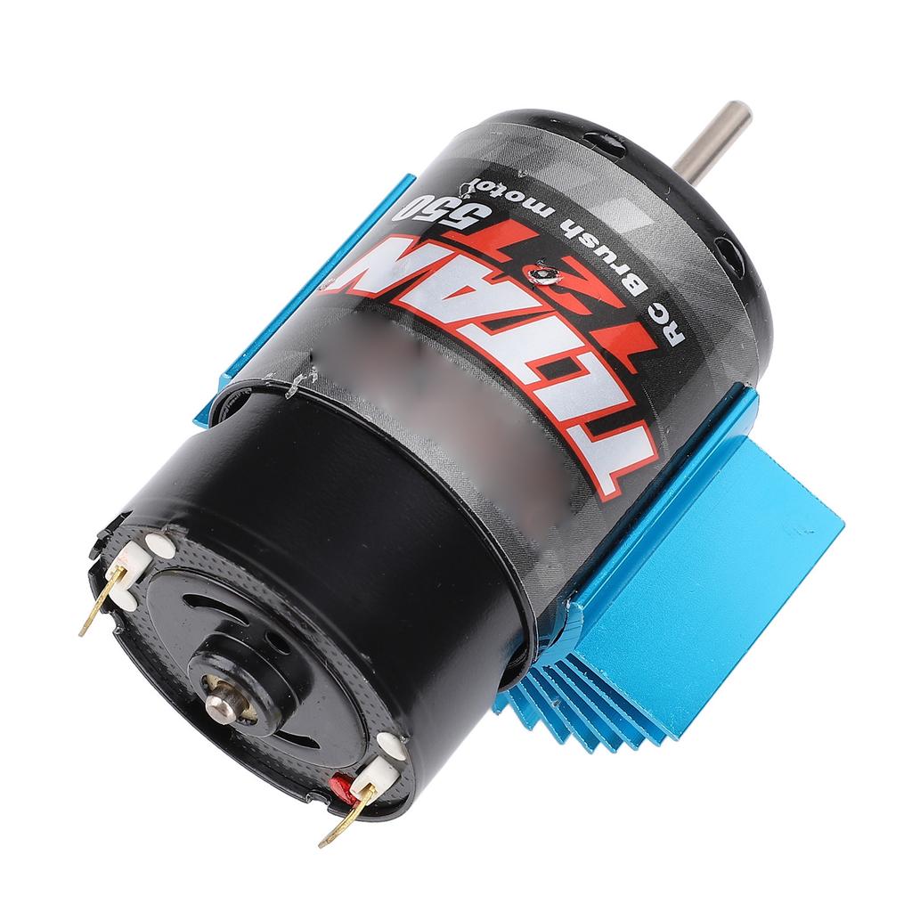 550 RC Car Motor Universal Brushed Motor with Blue Heat Sink for Axial SCX10 for Hpi for Redcat JL 90046