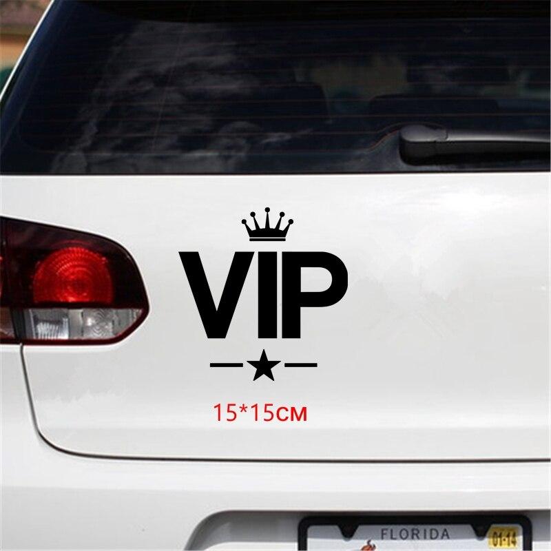 Tri Mishki HZX916 VIP Crown Pentagram Star Car Sticker Vinyl Decals Reflective Sticker On Car Motorcycle Truck Bumper Laptop