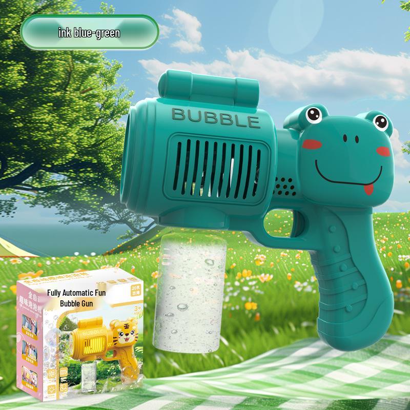 Gatling Bubble Gun: Automatic Electric Handheld Bubble Maker for Kids