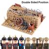 MOC WK1 Militärgraben Schlachtfeld Position Bausteine Preußische Britische Soldaten Armee Kriegsszene Modell DIY Steine Spielzeug Geschenke
