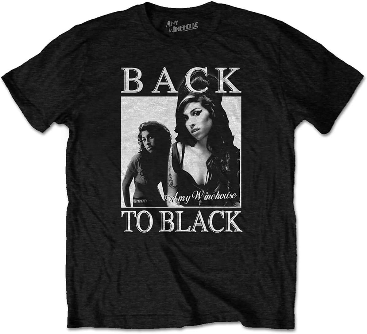 Amy Winehouse Back to Black T-shirt M