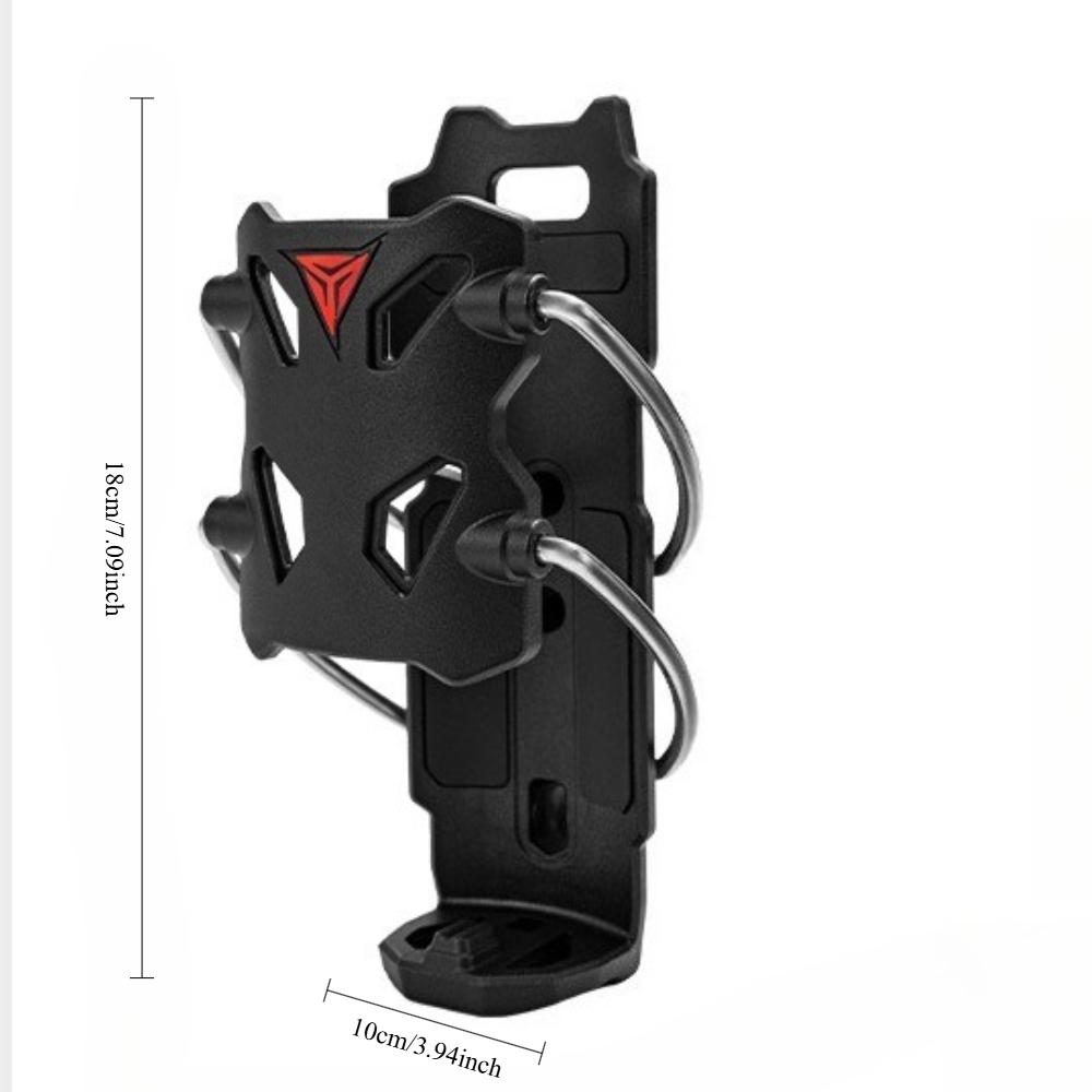 Self-Adjusting Cup Holder for Motorcycle Bike- Anti-Slip Wear-Resistant Water Bottle Bracket Universal for Handlebars