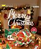 Customizable 24-Style Christmas Building Block Set: Santa Claus & Gingerbread Man Ornament