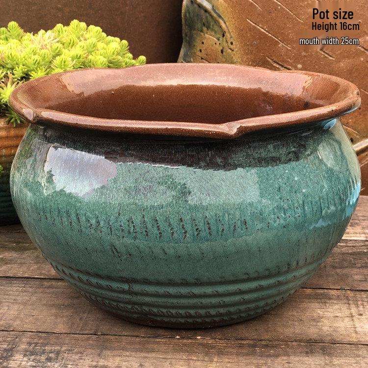 Extra Large Ceramic Succulent & Flower Pot for Trees and Plants