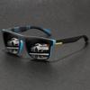 Vintage Square Frame Fashion Glasses for Men & Women Lightweight Durable Plastic Eyewear for Driving, Classic Retro Style with Full-Rim Frame