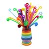 LALAFINA 500 Pieces Chenille Stem Craft Pipe Cleaners for Kids, DIY Arts Supplies, Colorful Wire, 30cm Long, Assorted Colors