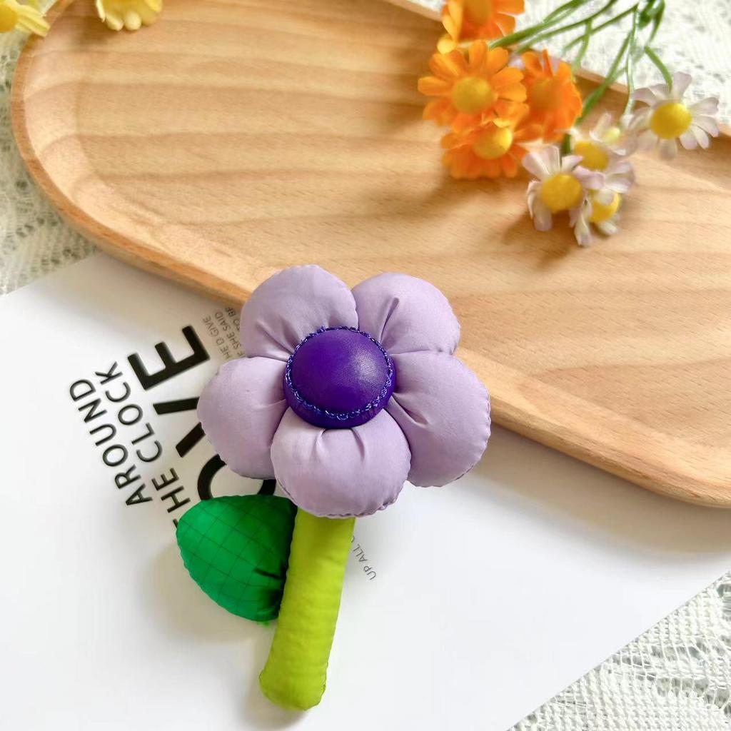 Summer Pastoral Fabric Flower Accessories: Shoes, Socks, Hair Clips, DIY Bag & Clothing