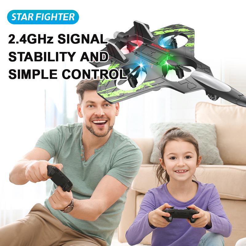Gravity-Sensing Foam Drone: Stunt-Ready, Anti-Collision, Fall-Resistant 4-Axis Aircraft
