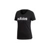 T Shirts Women's Black Crew Neck Moderate Straight Fit EI4569