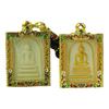 Phra Somdej Buddha Thai Amulett Halsband Hänge Retro Vintage Skyddande Charm Talisman Kraftfull Rikedom Framgång Hälsa Lycka Smycken Thailand Reproduktion
