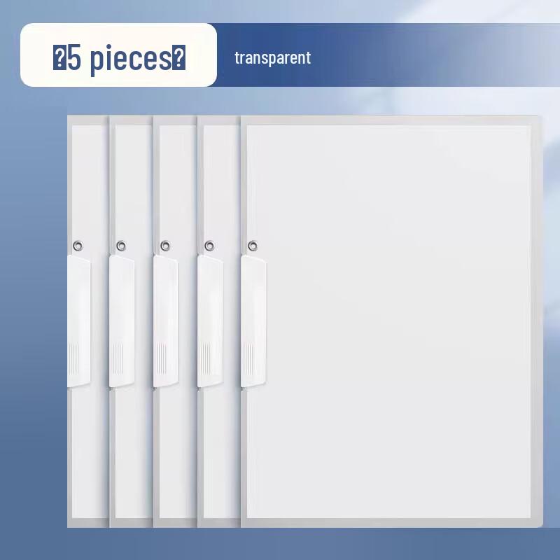 Rotary Buckle PP A4 Side-Opening Document Folder