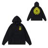 Mens Oversized Hooded Sweatshirt With Letter Print Heavyweight Cotton Winter Streetwear Style