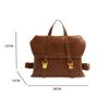 British retro high-end backpack bag women's new college style handbag large-capacity backpack