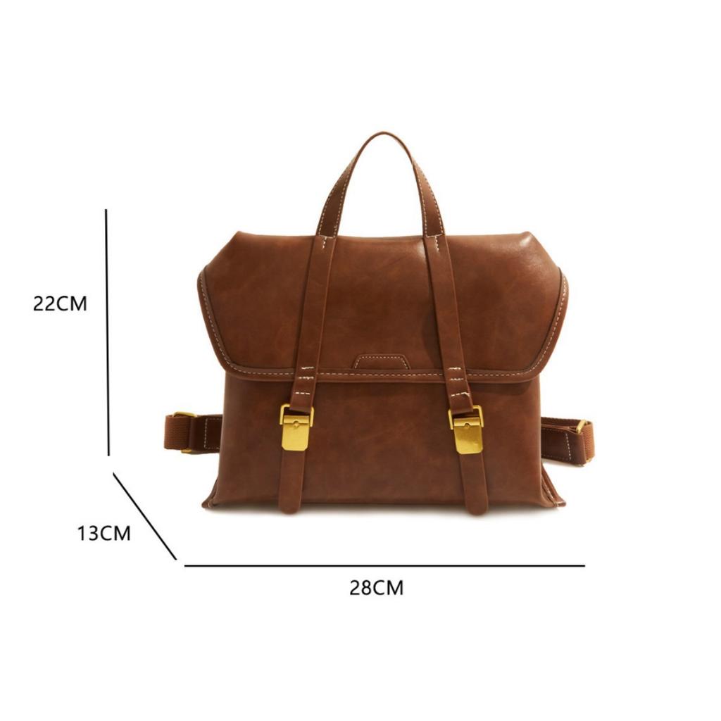 British retro high-end backpack bag women's new college style handbag large-capacity backpack