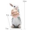 Cute Easter Rabbit eggs Table Ornaments Bunny Holding Carrots Party Kid Gift Happy Easter Party Decoration for Home Courtyard Garden 2024
