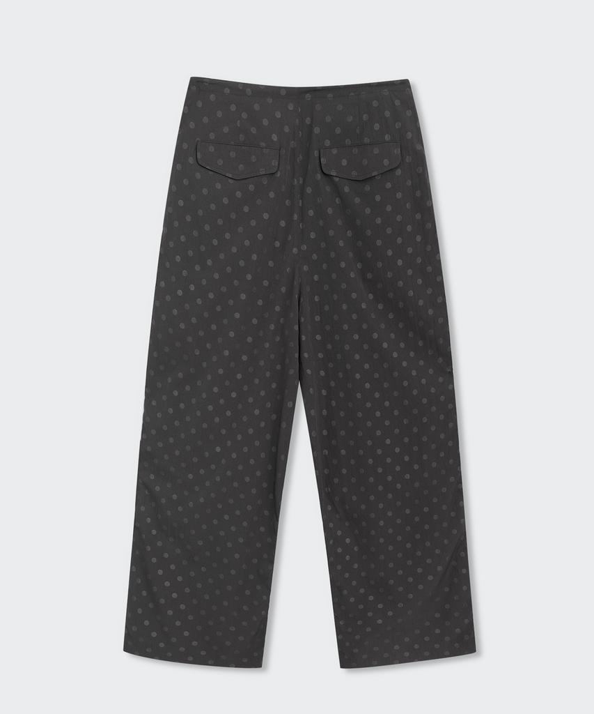 MUSINSA STANDARD WOMAN Polka Dot Parachute Pants [Gunmetal]