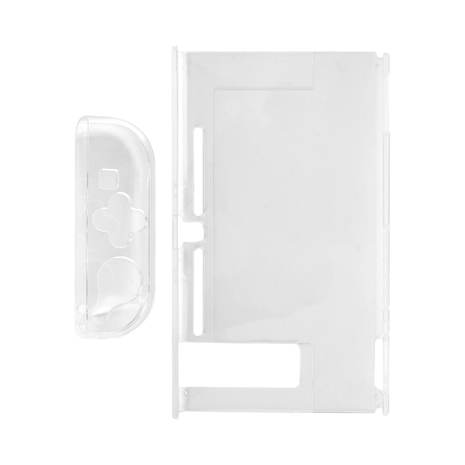 

Gamepad Protective Case Crystal Shell Game Console Up and Down Cover Compatible for Switch