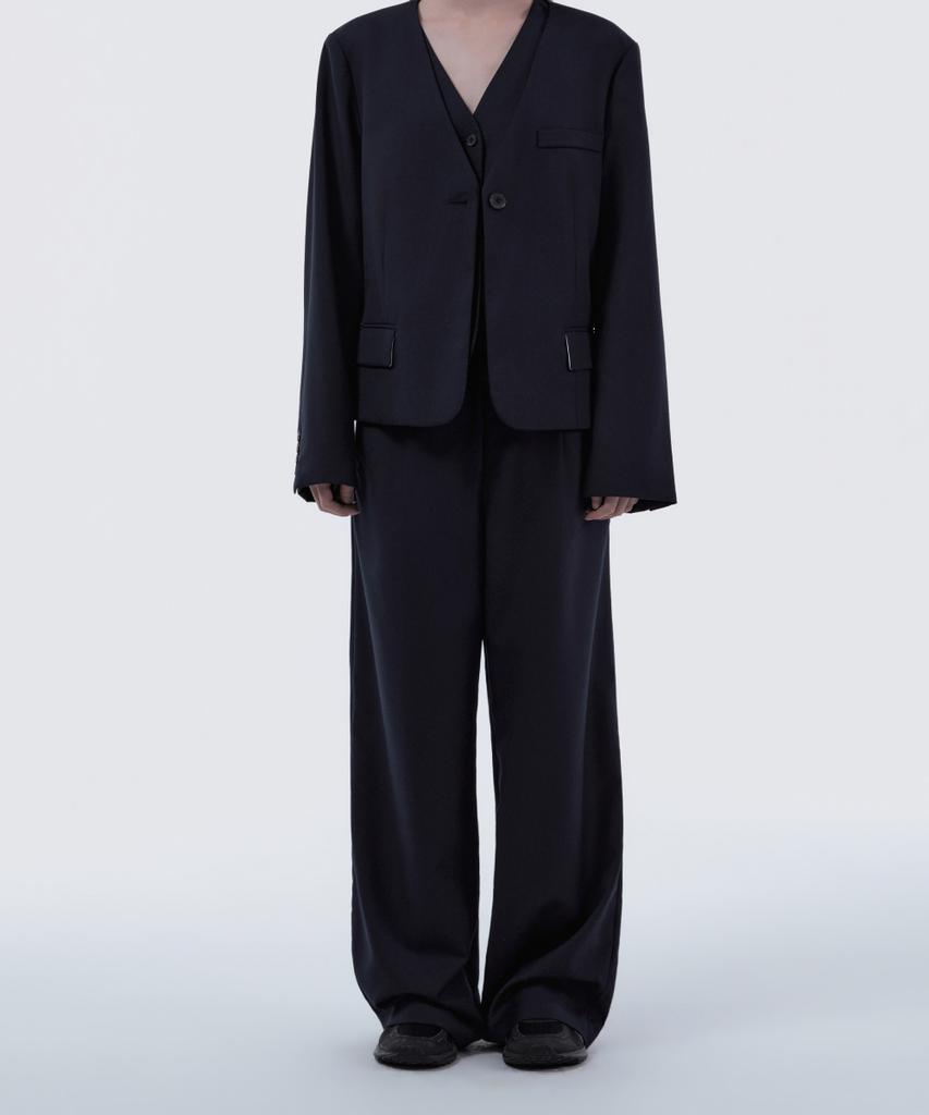 Mausolleum Lydia Suit Wide Pants - Navy