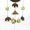 Crescent Bronze Alloy Wind Chimes Home Decoration Wind Bell Outdoor Yard Garden Living Room Wind Chimes