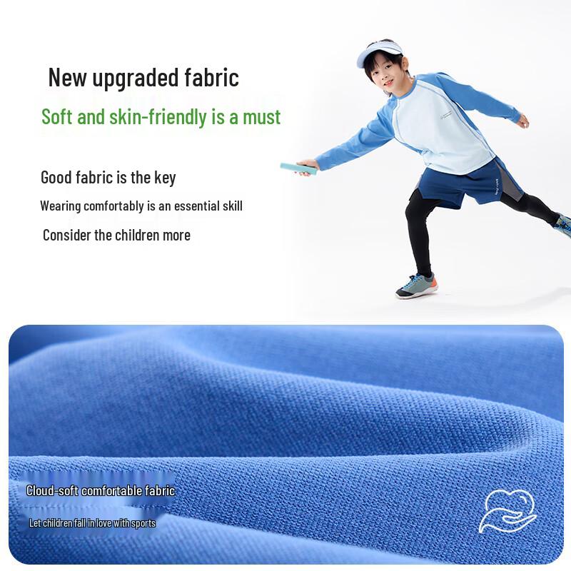 EBAER Kids' Long Sleeve Quick-Dry Training T-Shirt