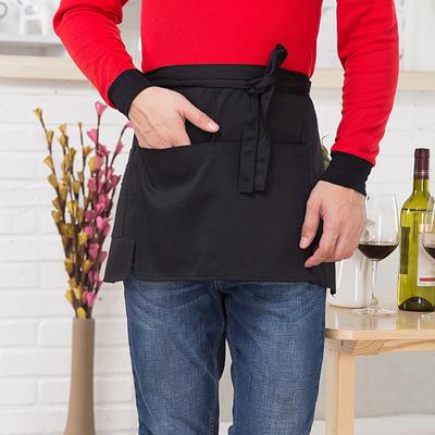Waist Short Apron Hotels Restaurant Cafe Waiters And Waitresses Uniforms Aprons Kitchen Aprons For Women Short Mandiles Restaura