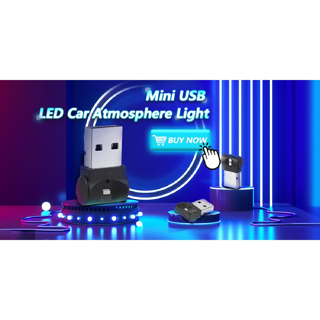Mini USB LED Car Light Auto Interior Atmosphere Light Emergency Lighting Light PC Auto Colorful Decorative Lamp Car Accessory Neon Lights 4