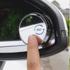 2pcs Wide Angle Car Auxiliary Rearview Mirrors HD Suction Cup Small Round Mirror For Honda Mugen Power Civic Odyssey Accord