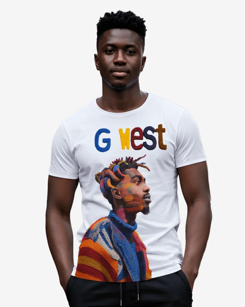 G west African men tee S
