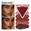 Triangle Cream Blush Cream Blush Cream Fresh Natural Nude Makeup Waterproof Blush Cream Matt Satin Long-lasting Rouge, Pink and Sexy Blush Cream