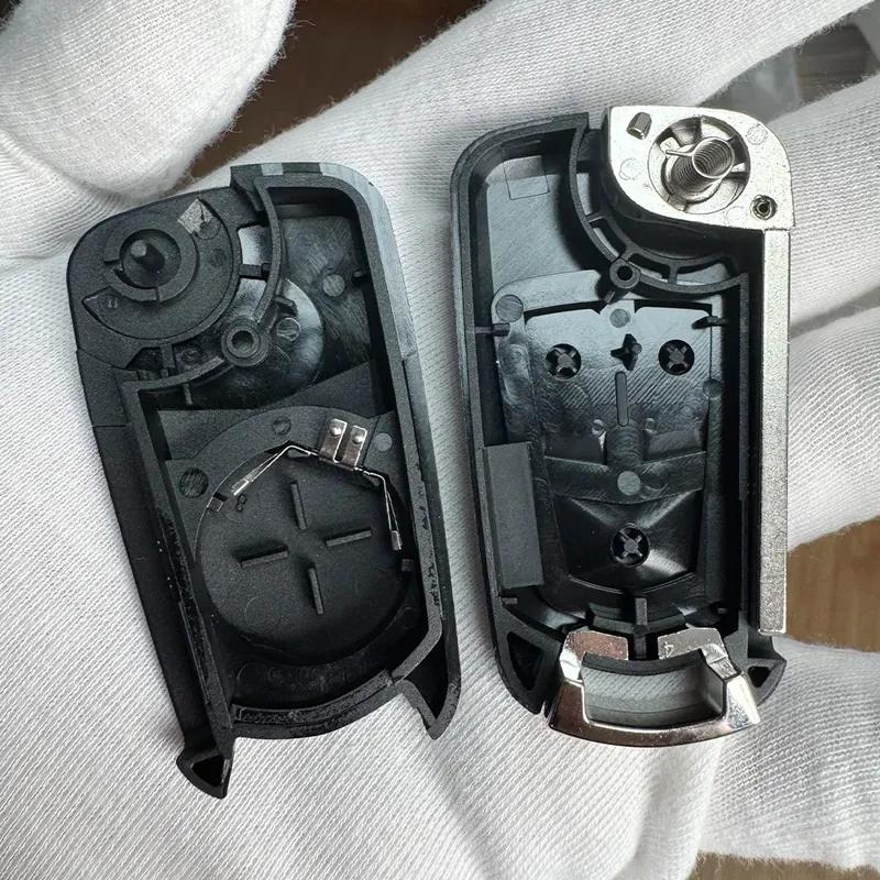 YOCASTY Flip Remote Car Key Shell Case Cover For Opel Vauxhall Corsa D Astra H Zafira B Vectra C Signum Meriva With Z Groove