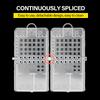 10 Pcs Queen Bee Cages Transparent Push-pull Queen Cage Bee Transport Prisoner Box Beekeeping Apiculture Beekeeper Rearing Tools